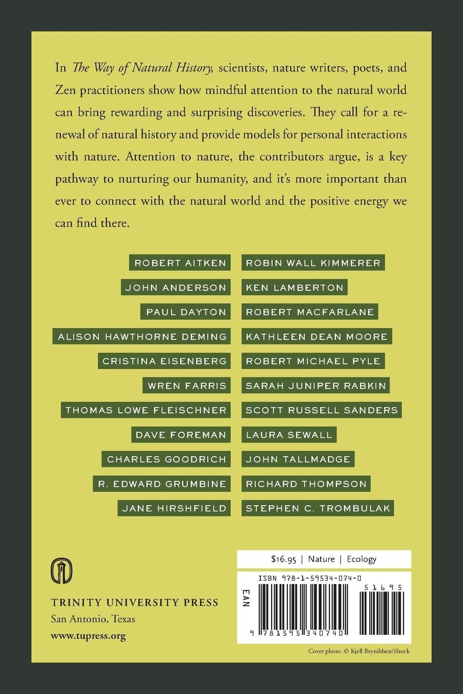 Rückseitencover The Way of Natural History