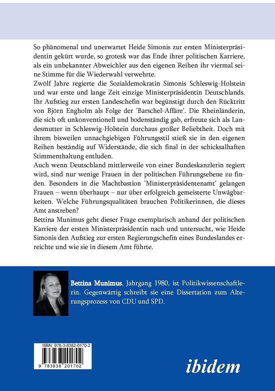 Rückseitencover Heide Simonis