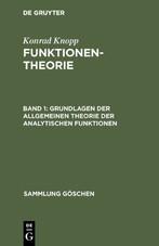 Vorderes Coverbild Grundlagen der allgemeinen Theorie der analytischen Funktionen