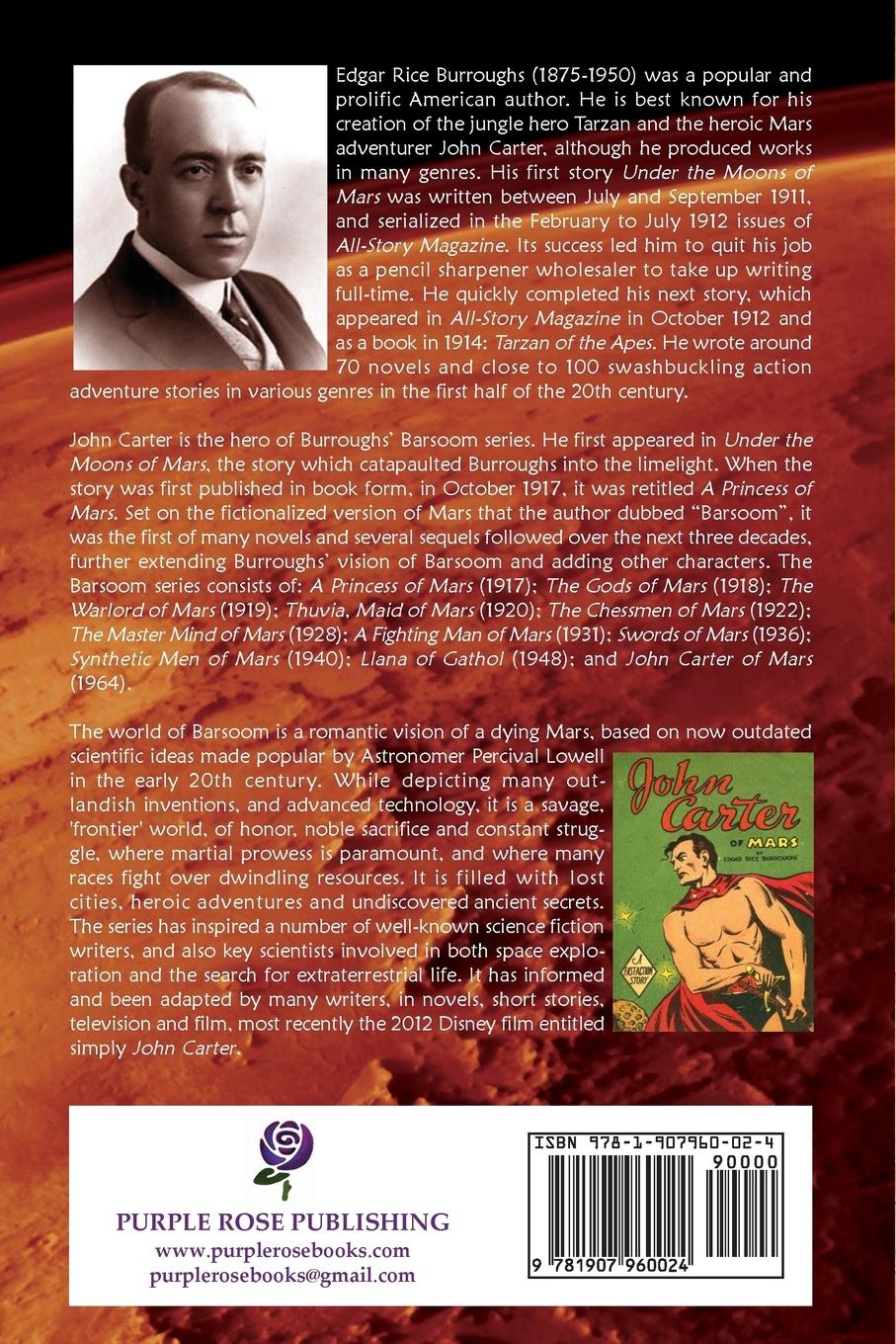 Rückseitencover John Carter of Mars