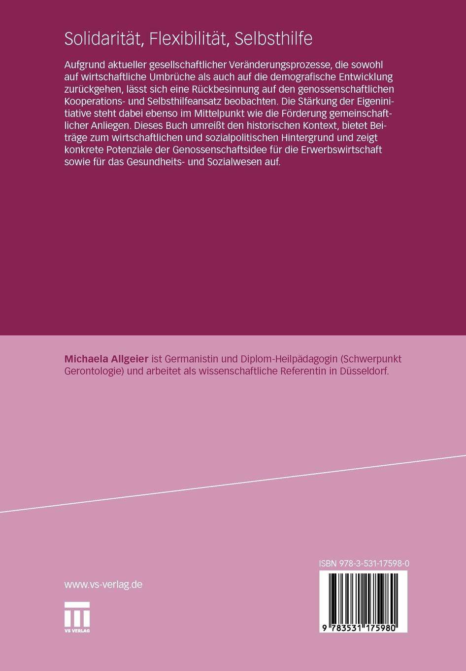 Rückseitencover Solidarität, Flexibilität, Selbsthilfe