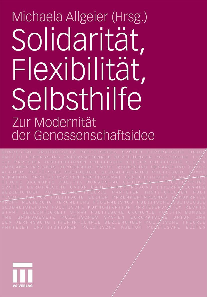 Vorderes Coverbild Solidarität, Flexibilität, Selbsthilfe