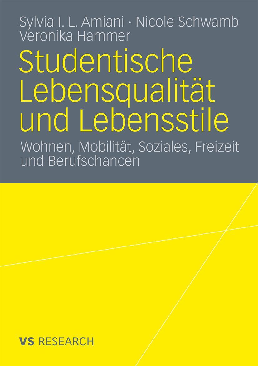 Vorderes Coverbild Studentische Lebensqualität und Lebensstile