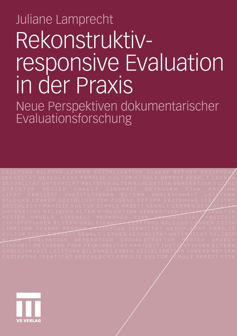 Vorderes Coverbild Rekonstruktiv-responsive Evaluation in der Praxis