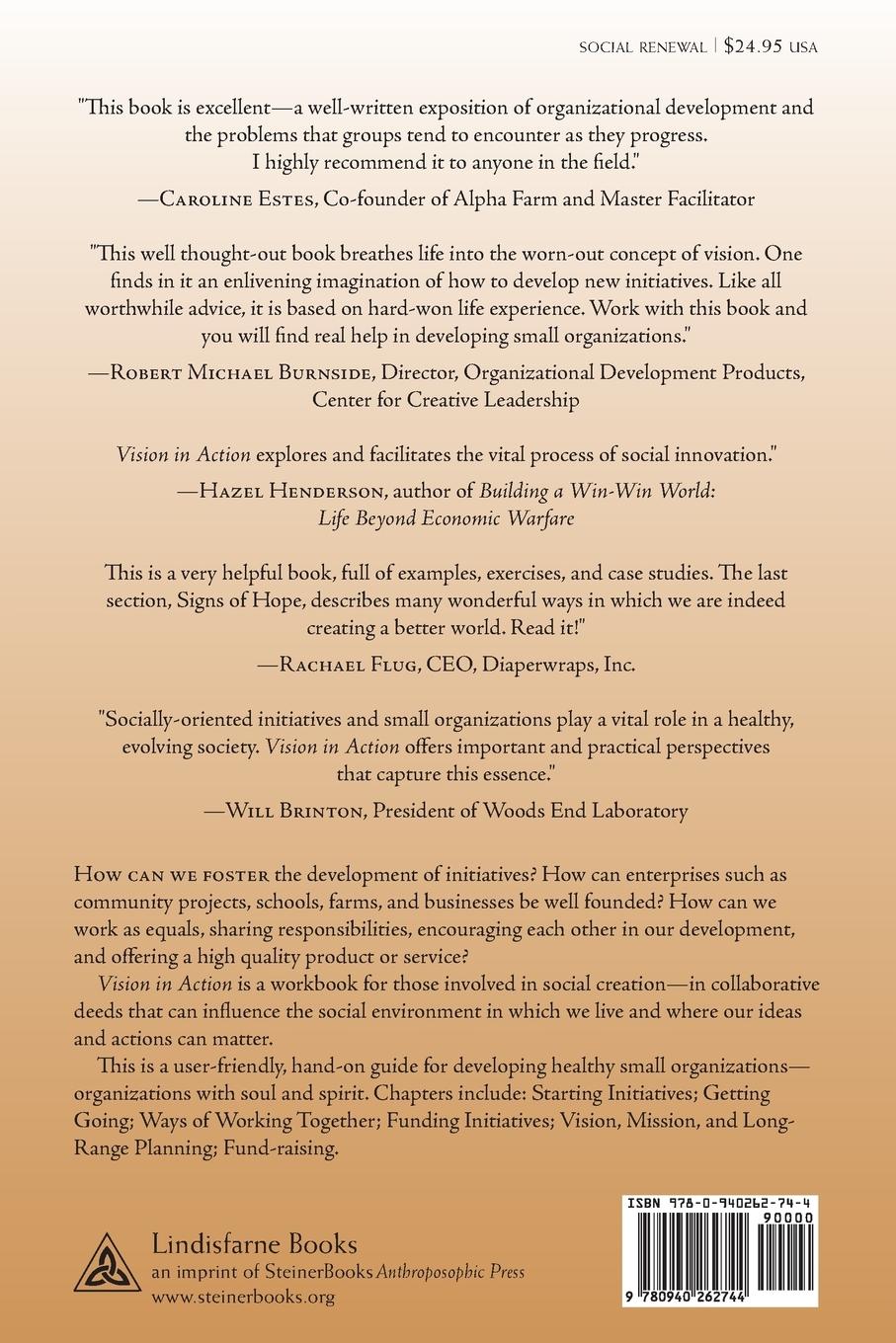 Rückseitencover Vision in Action