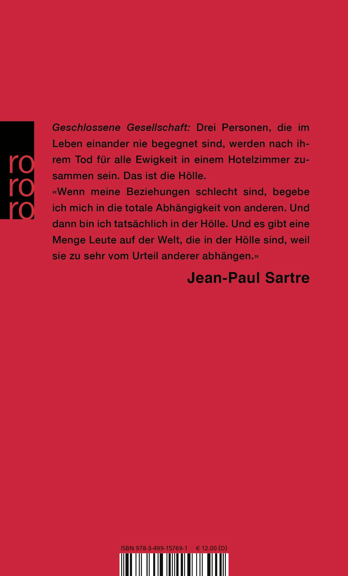 Rückseitencover Geschlossene Gesellschaft