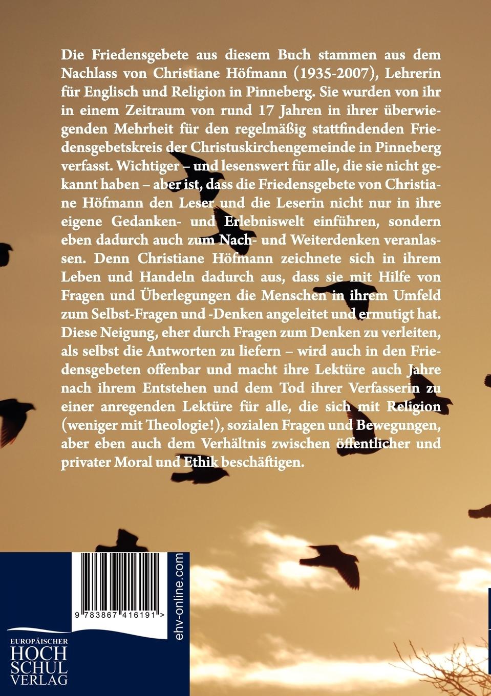 Rückseitencover Dass unser Hoffen dem Wissen standhält