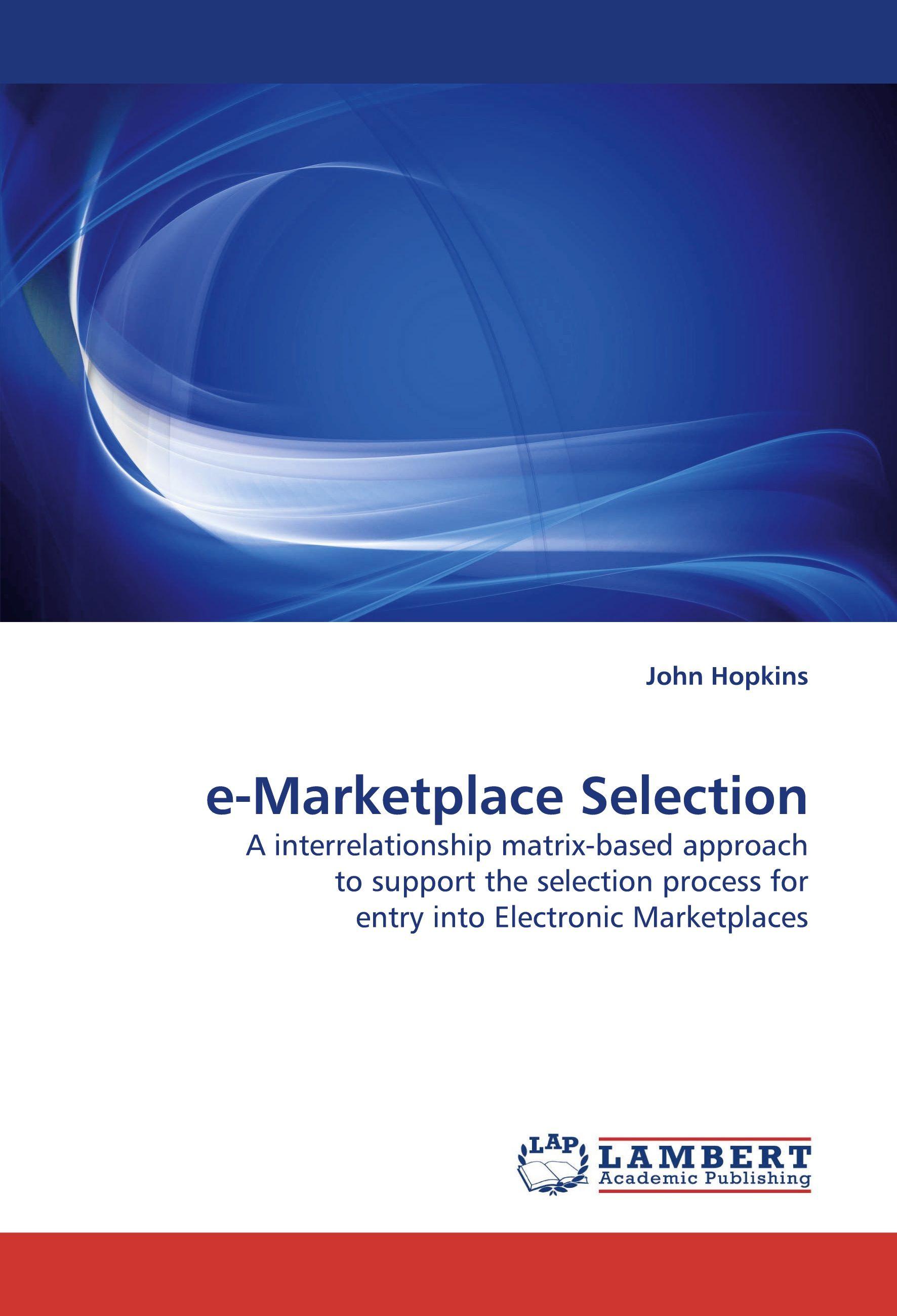 Vorderes Coverbild e-Marketplace Selection