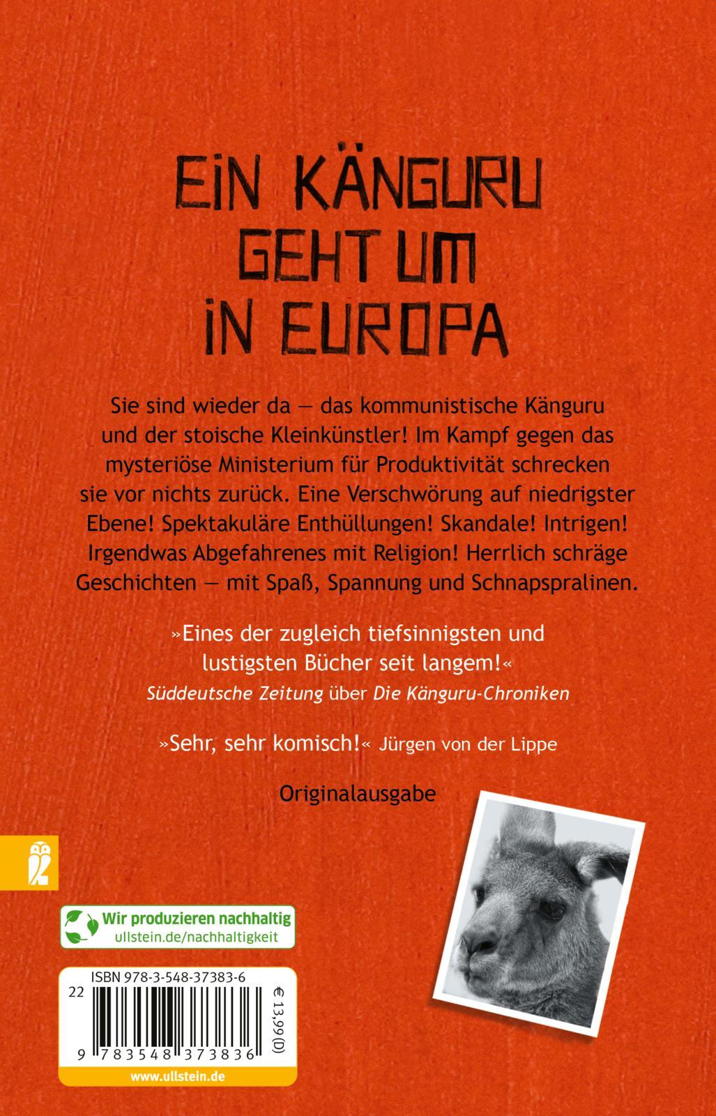 Rückseitencover Das Känguru-Manifest