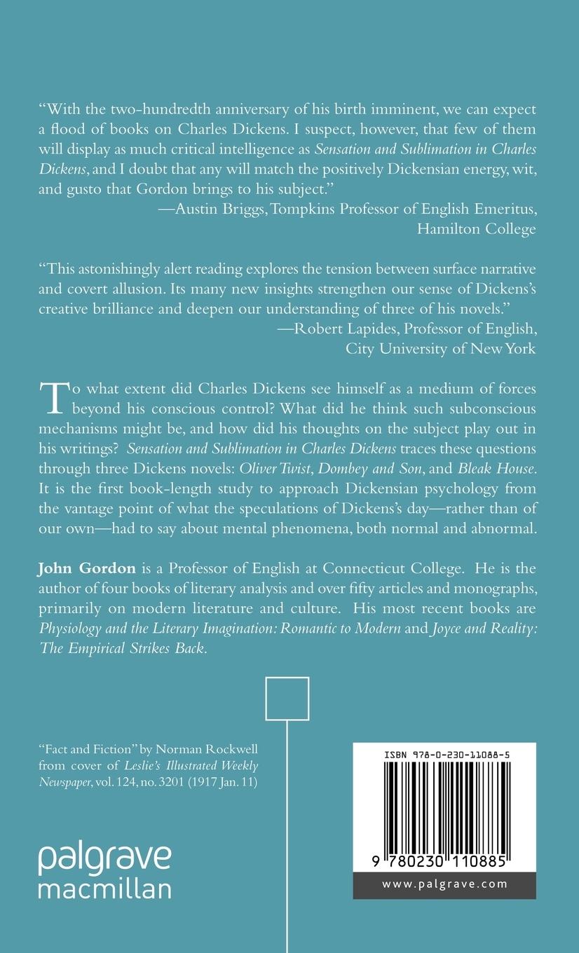 Rückseitencover Sensation and Sublimation in Charles Dickens