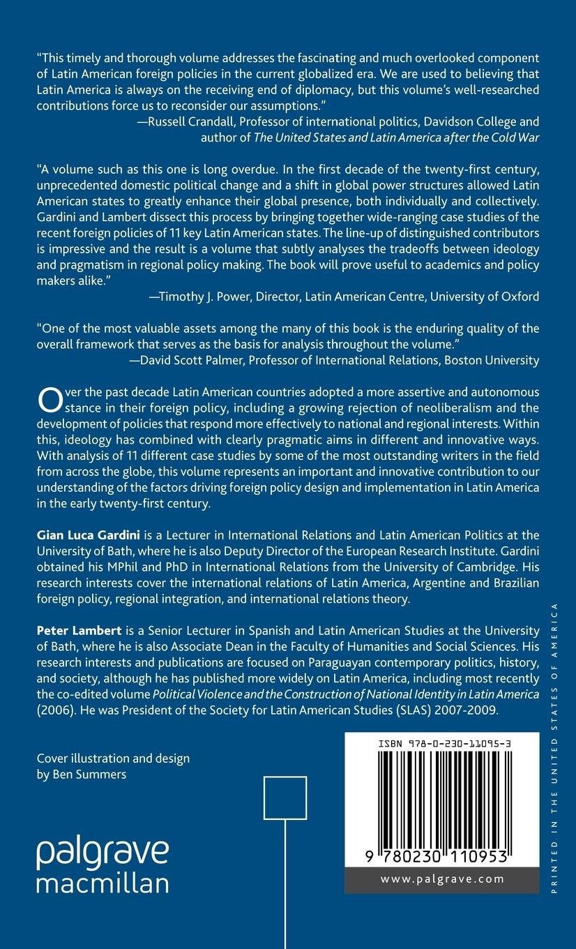 Rückseitencover Latin American Foreign Policies