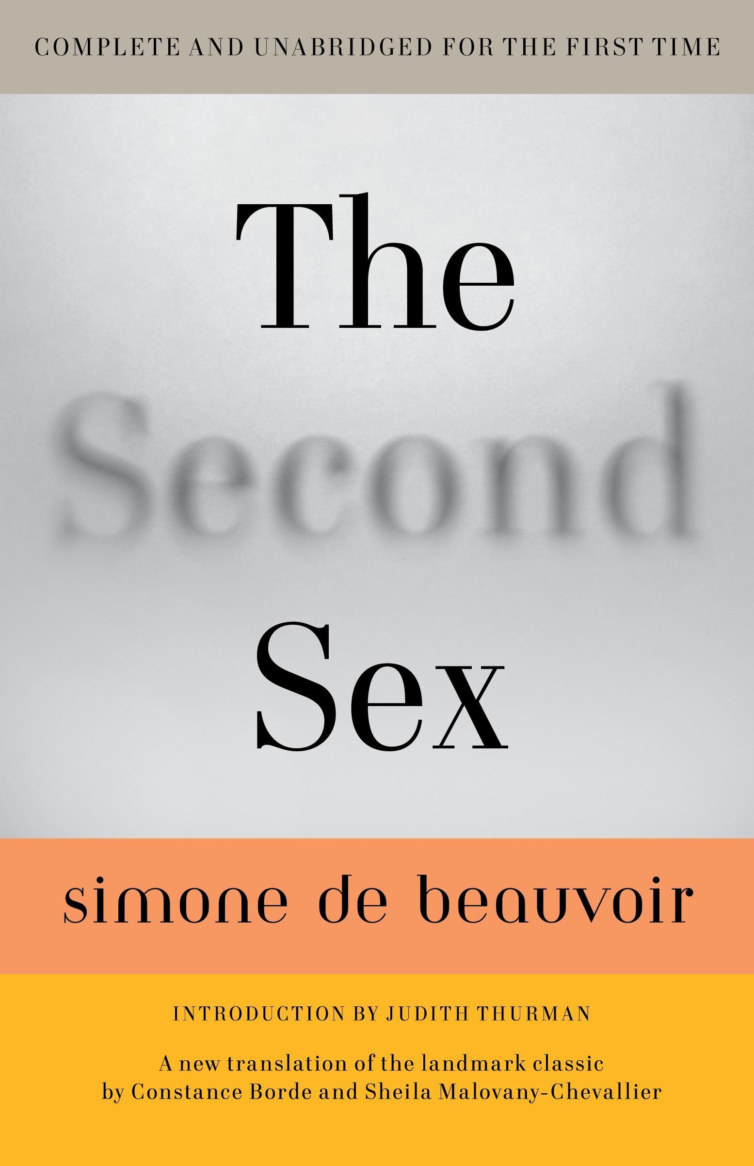 Vorderes Coverbild The Second Sex