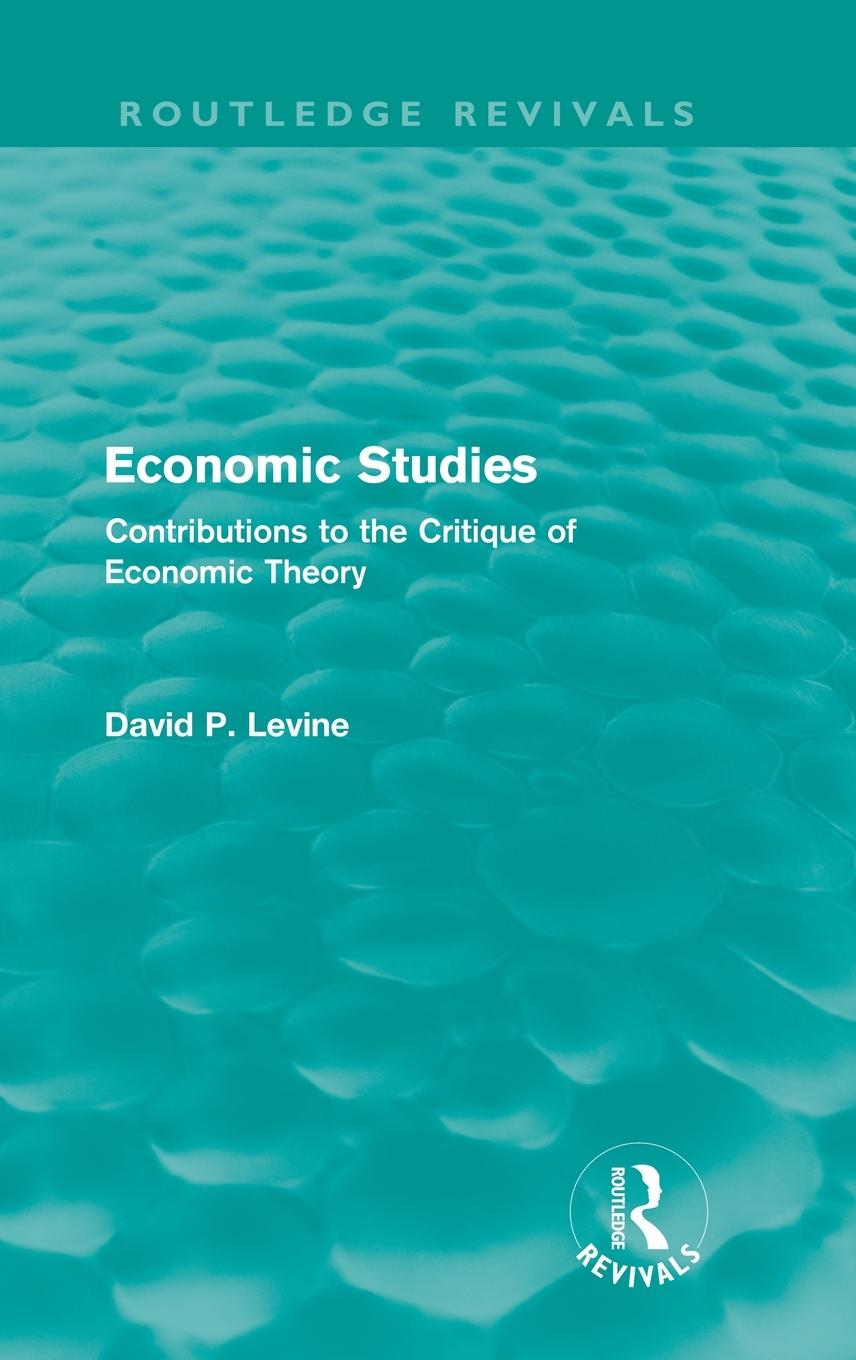 Vorderes Coverbild Economic Studies (Routledge Revivals)