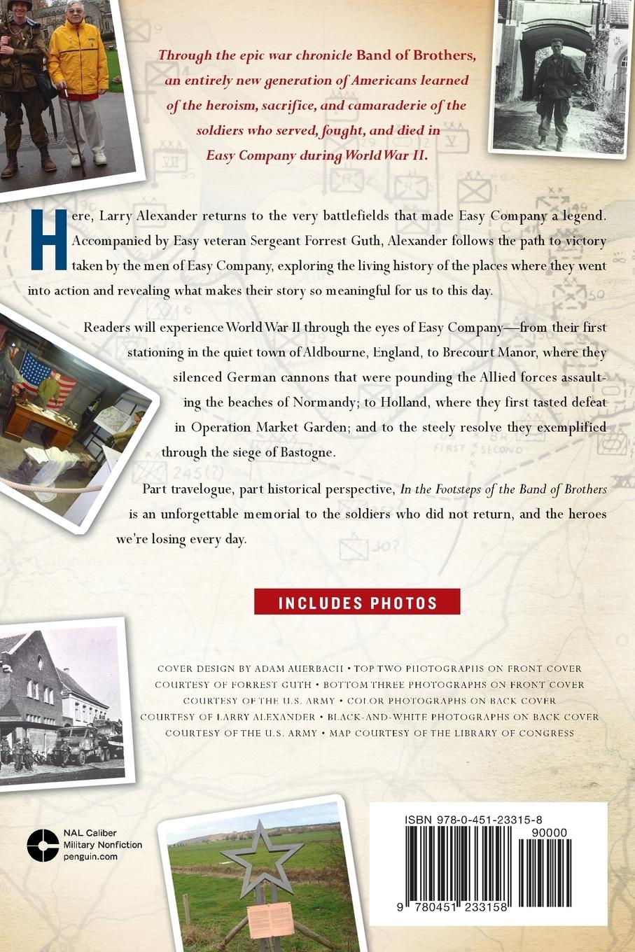Rückseitencover In the Footsteps of the Band of Brothers