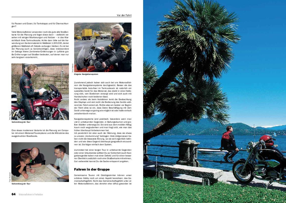 Beispielinhalt (Bild) Motorradfahren in Perfektion