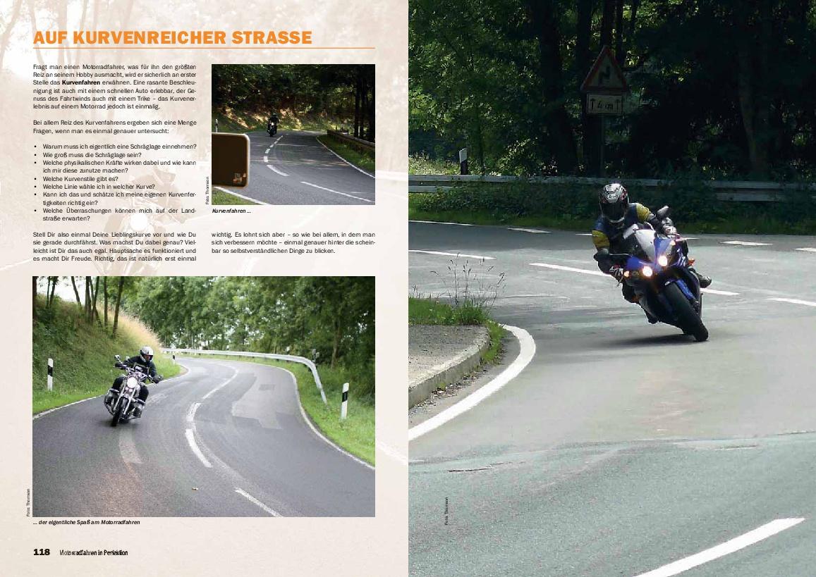 Beispielinhalt (Bild) Motorradfahren in Perfektion