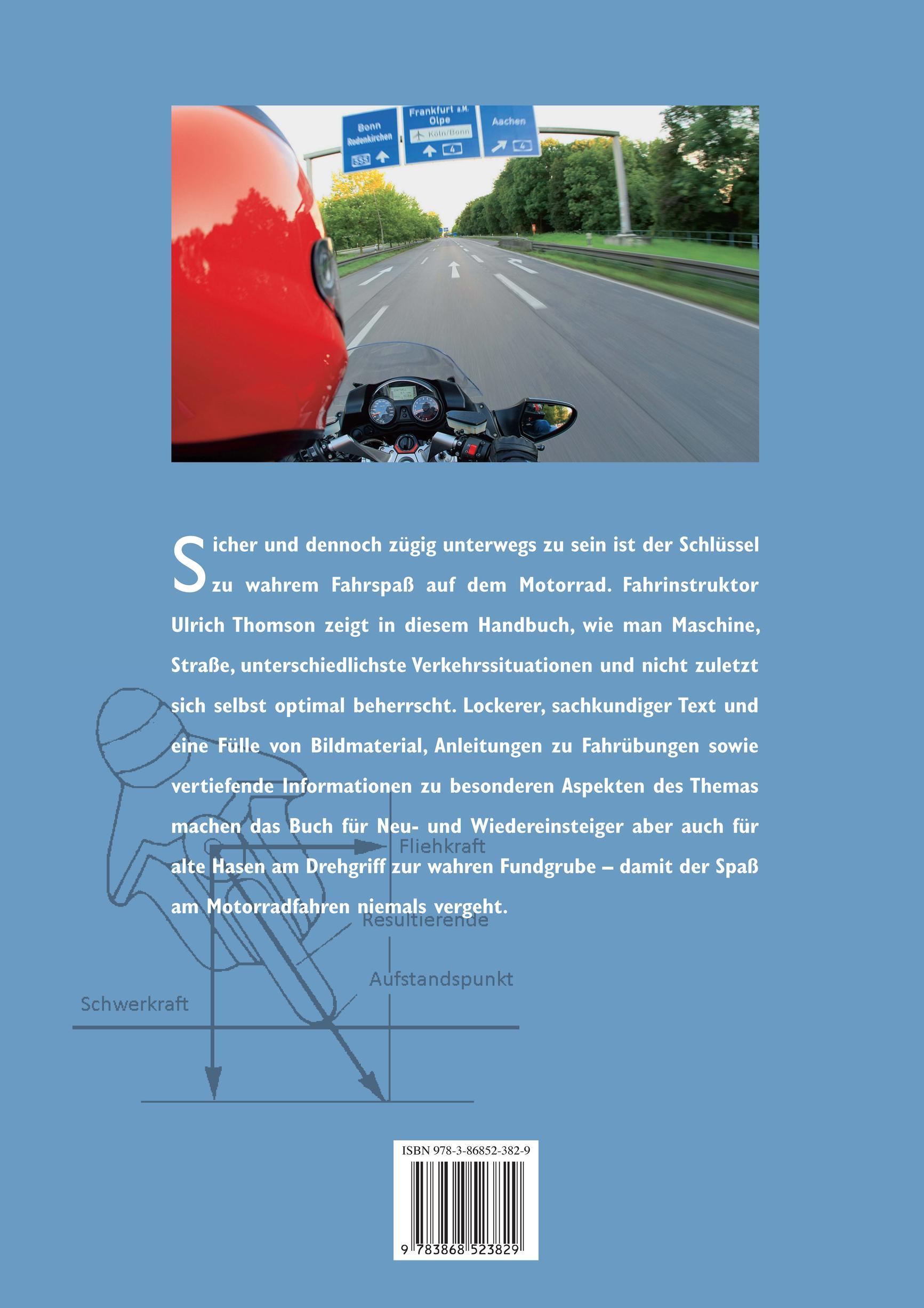 Rückseitencover Motorradfahren in Perfektion