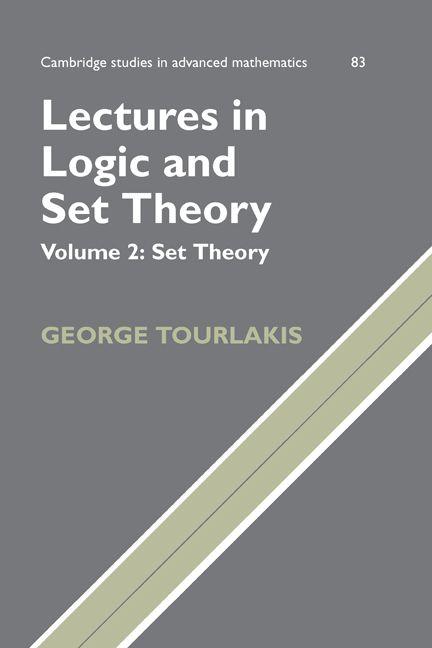 Vorderes Coverbild Lectures in Logic and Set Theory, Volume 2