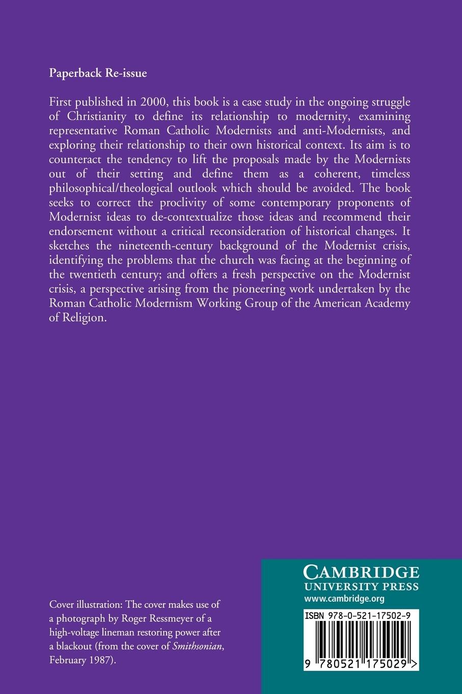 Rückseitencover Catholicism Contending with Modernity