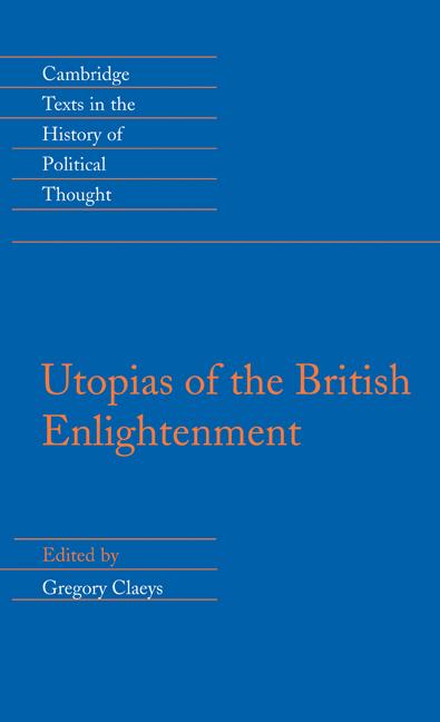 Vorderes Coverbild Utopias of the British Enlightenment