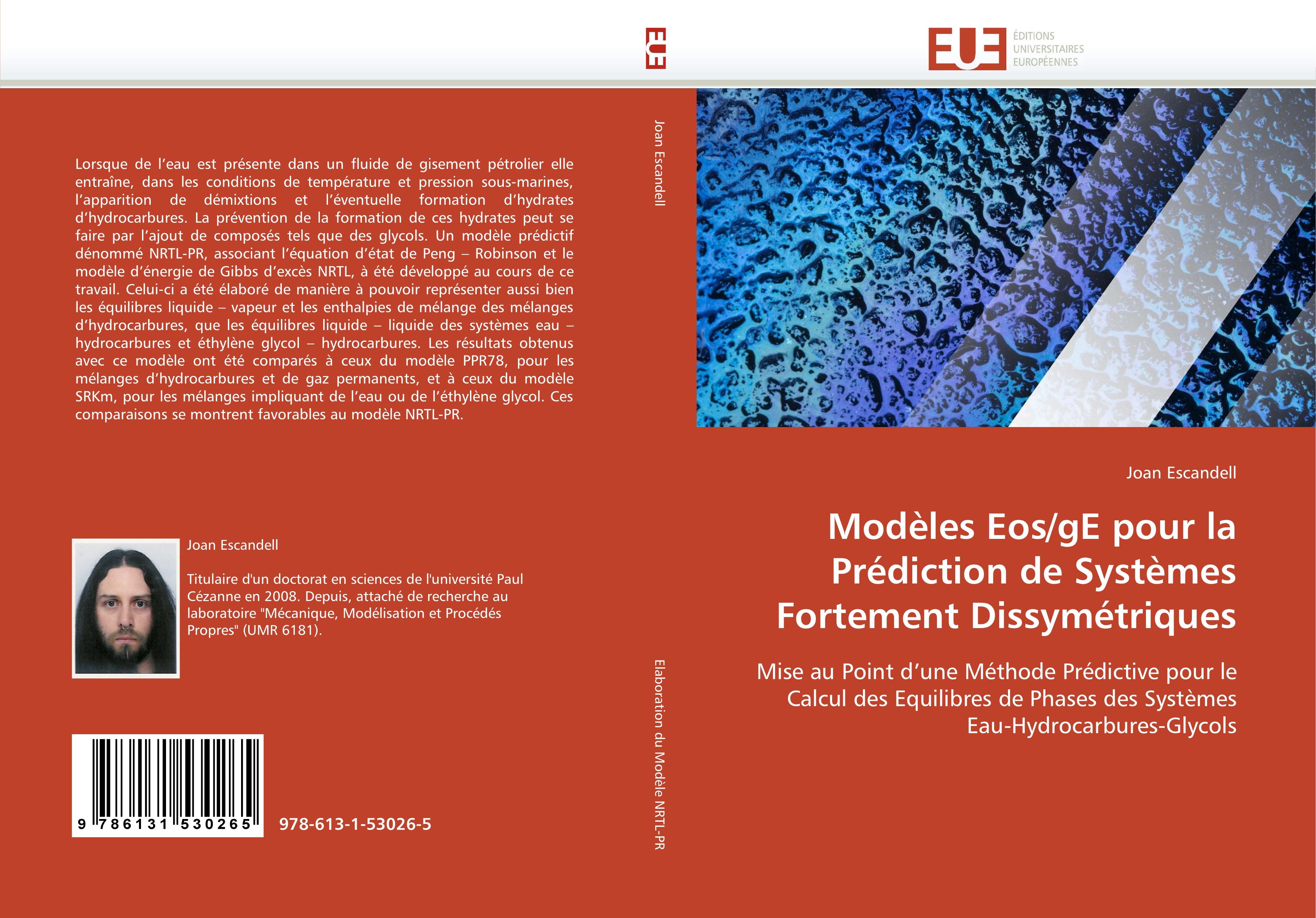 Vorderes Coverbild Modèles Eos/gE pour la Prédiction de Systèmes Fortement Dissymétriques