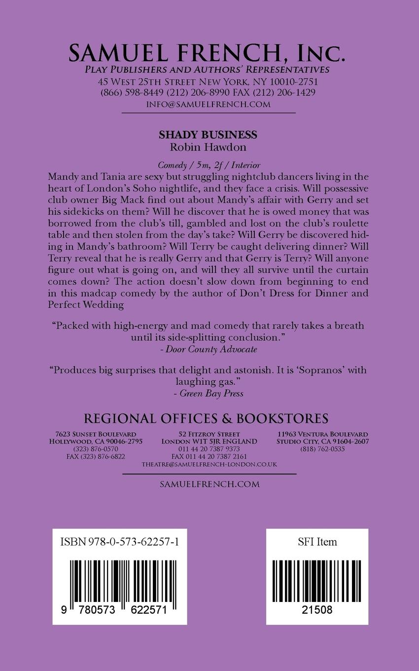 Rückseitencover Shady Business