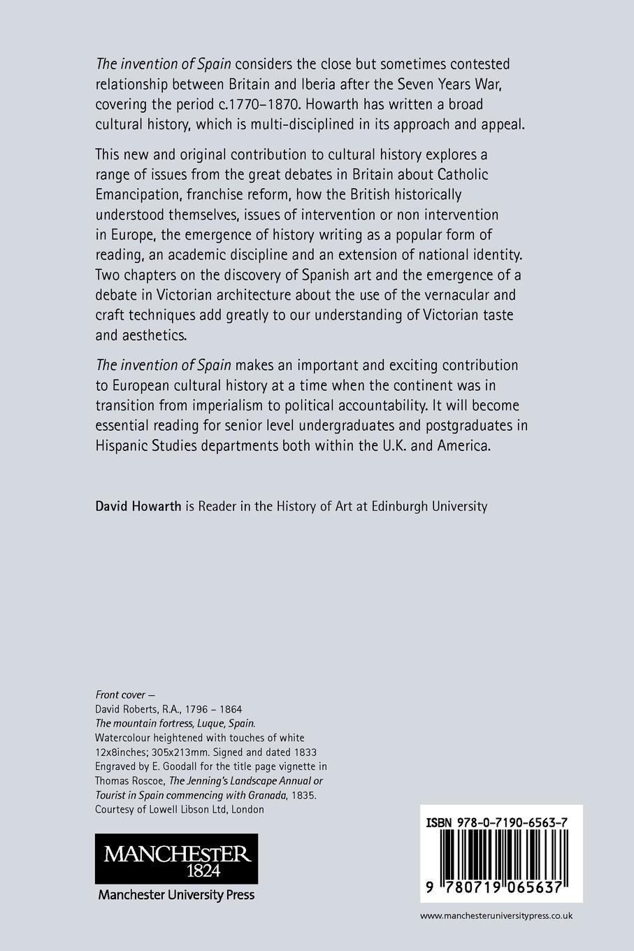 Rückseitencover The invention of Spain