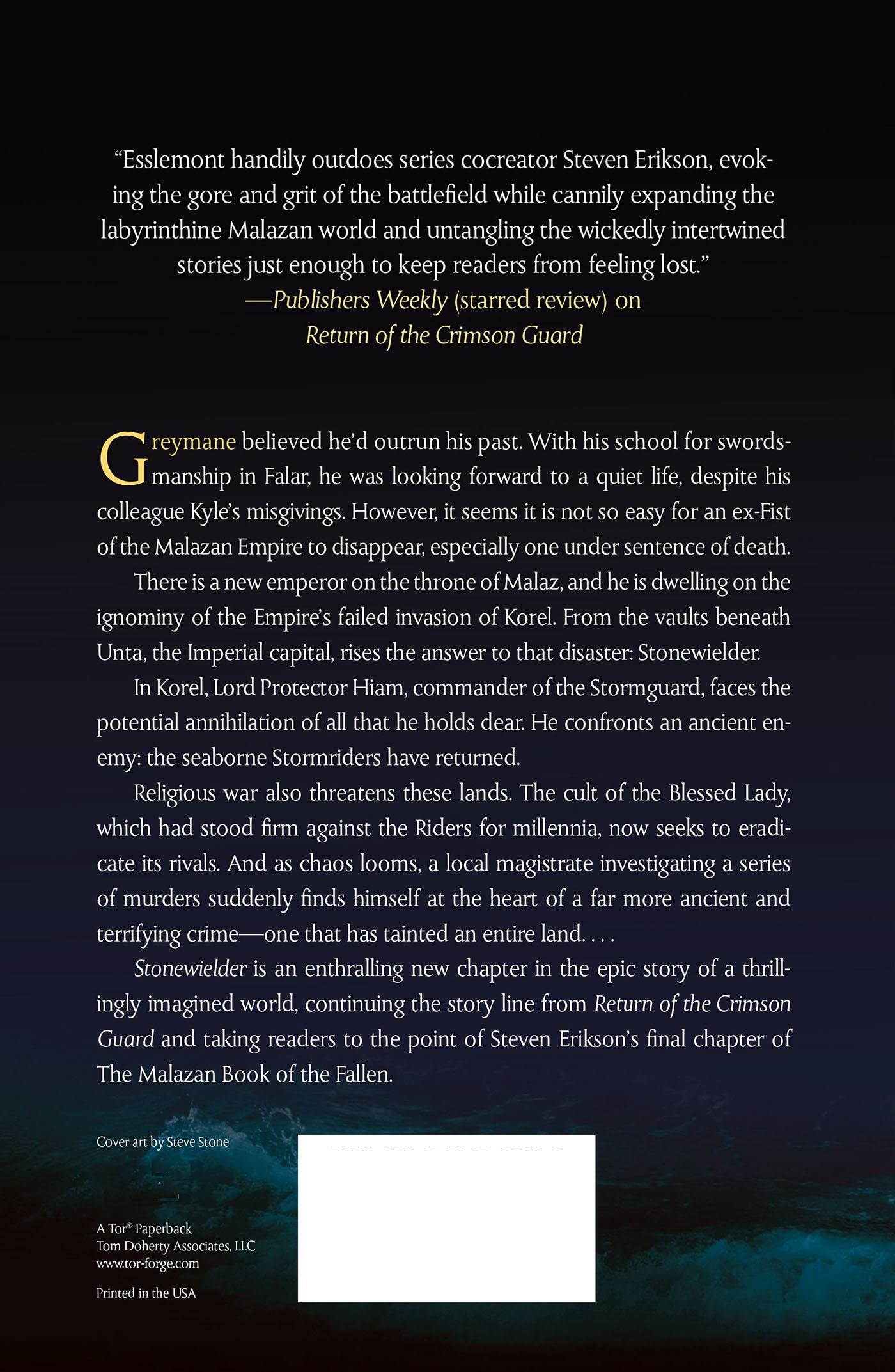 Rückseitencover Stonewielder