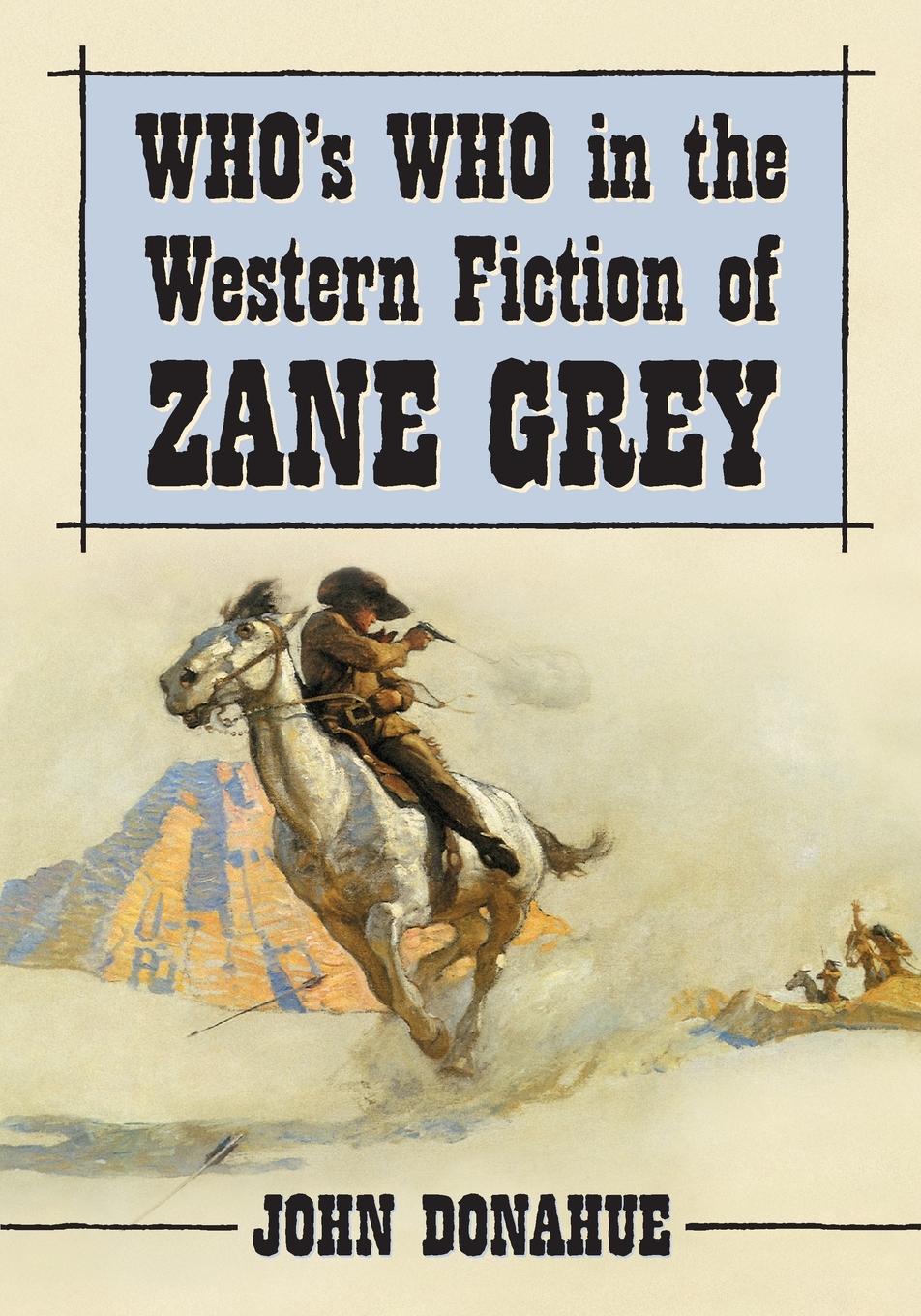 Vorderes Coverbild Who's Who in the Western Fiction of Zane Grey