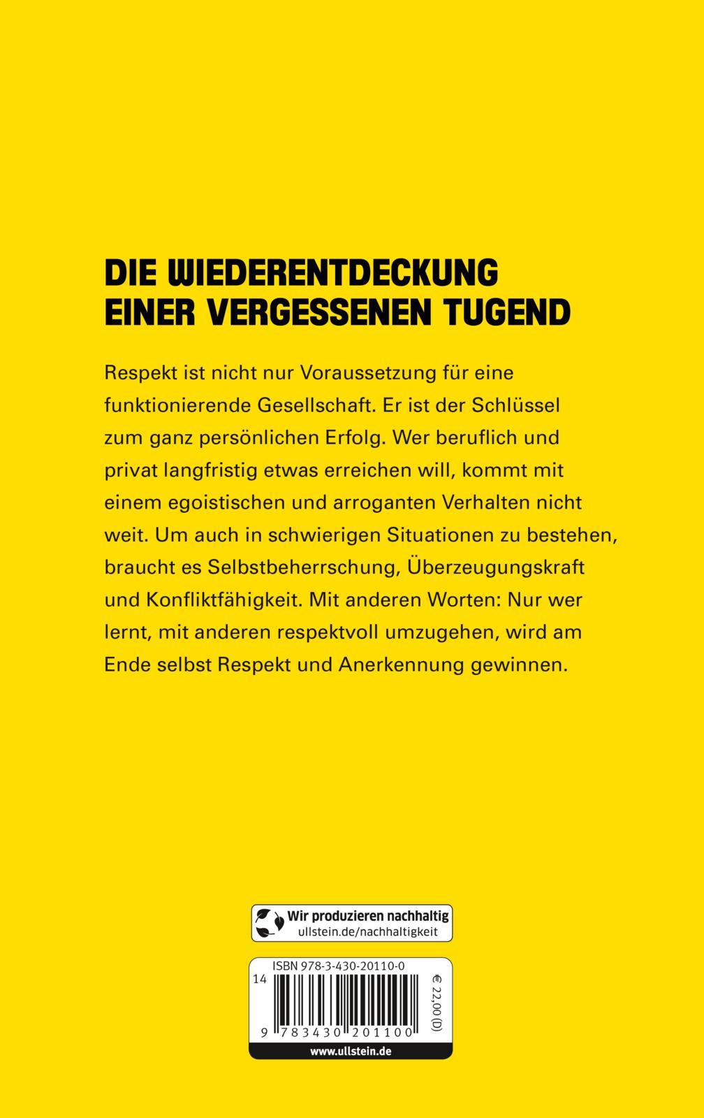 Rückseitencover Respekt!