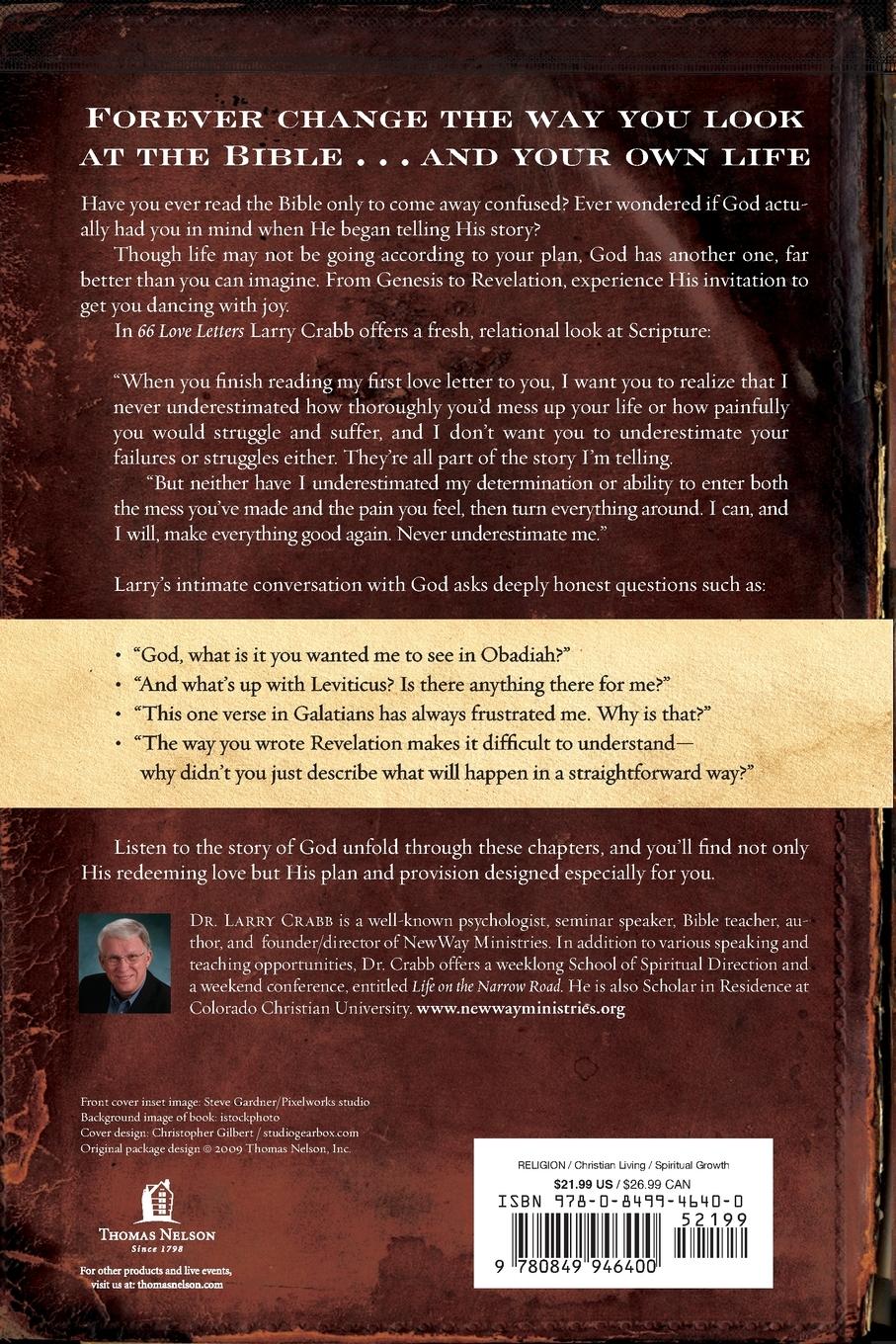 Rückseitencover The 66 Love Letters