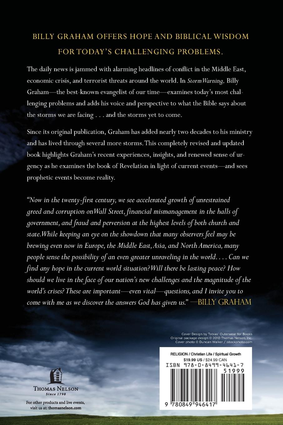 Rückseitencover The Storm Warning