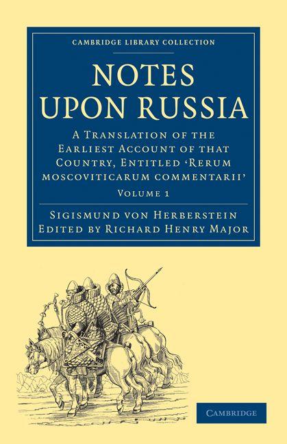 Vorderes Coverbild Notes Upon Russia