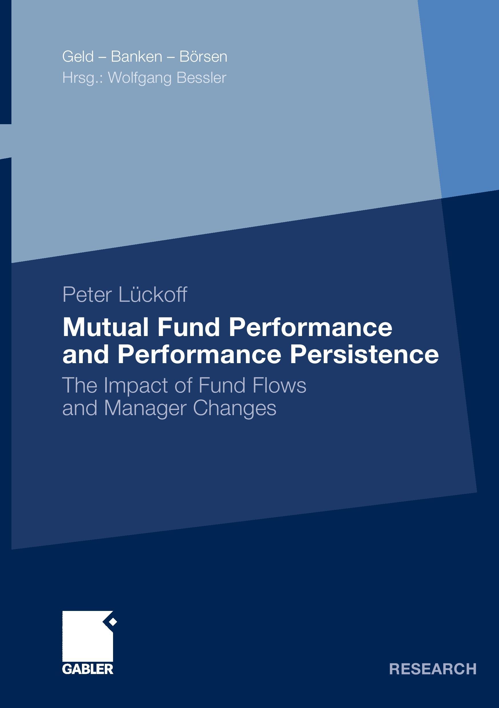 Vorderes Coverbild Mutual Fund Performance and Performance Persistence