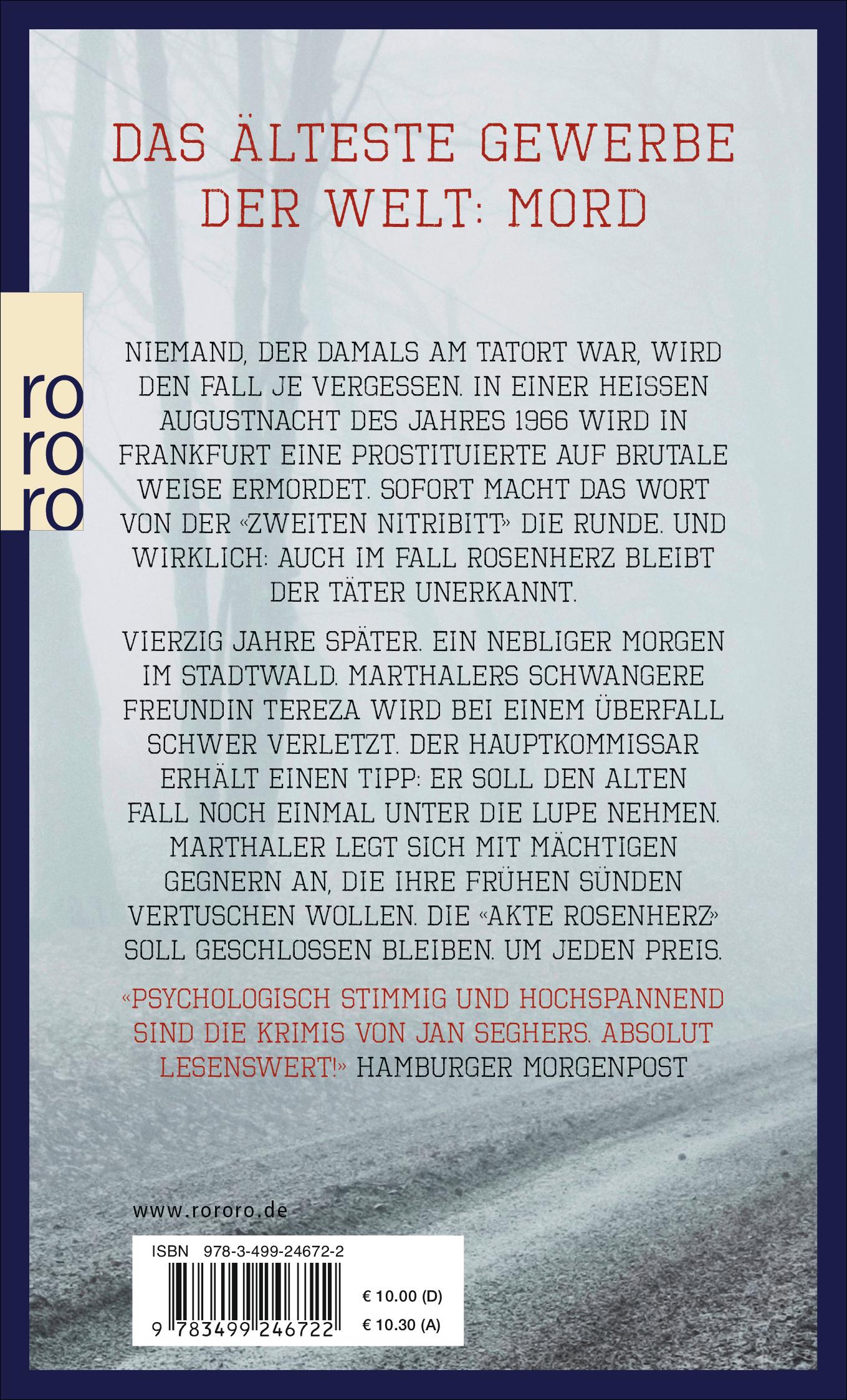 Rückseitencover Die Akte Rosenherz