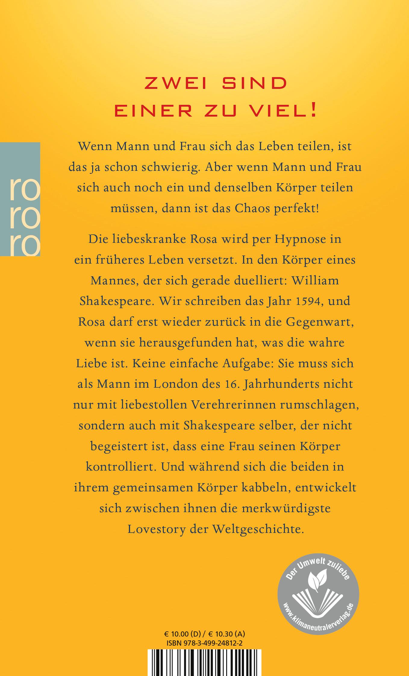 Rückseitencover Plötzlich Shakespeare