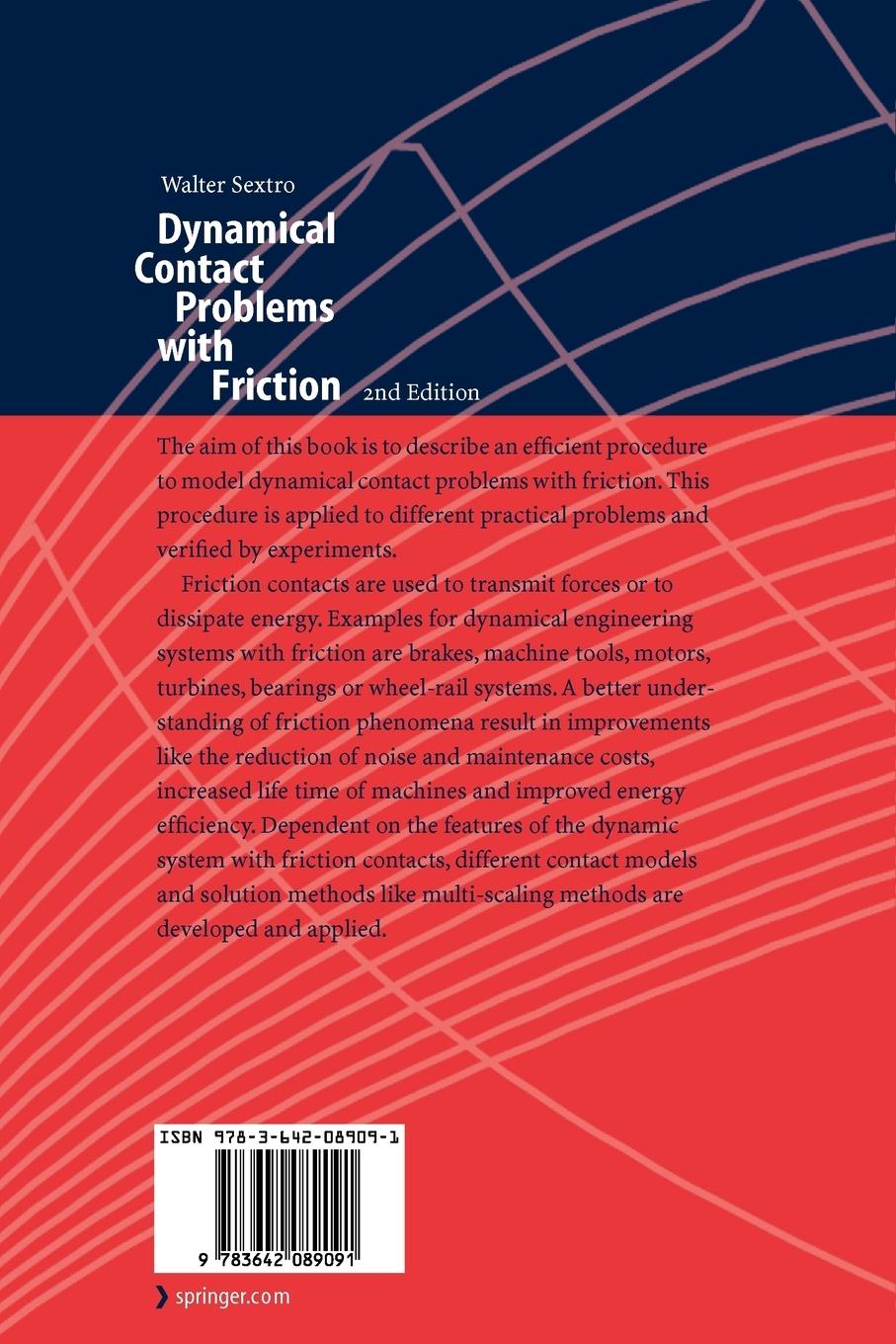 Rückseitencover Dynamical Contact Problems with Friction