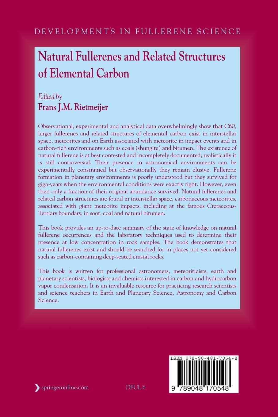 Rückseitencover Natural Fullerenes and Related Structures of Elemental Carbon