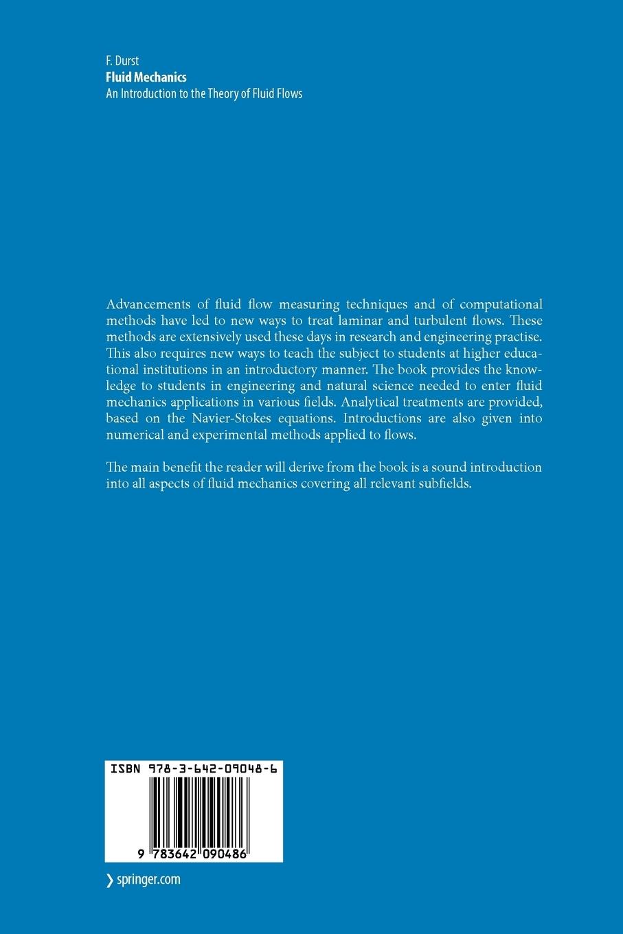 Rückseitencover Fluid Mechanics