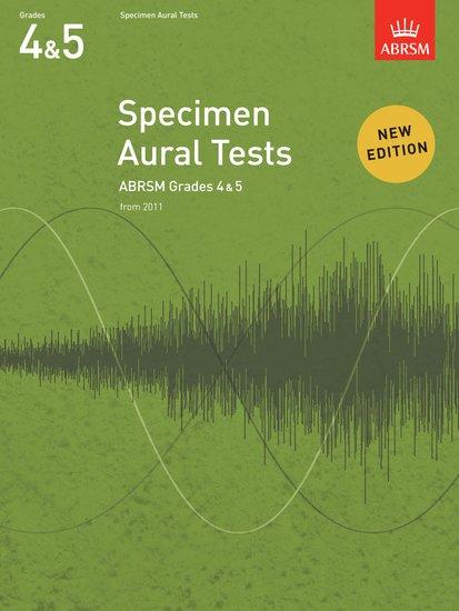 Vorderes Coverbild Specimen Aural Tests, Grades 4 & 5