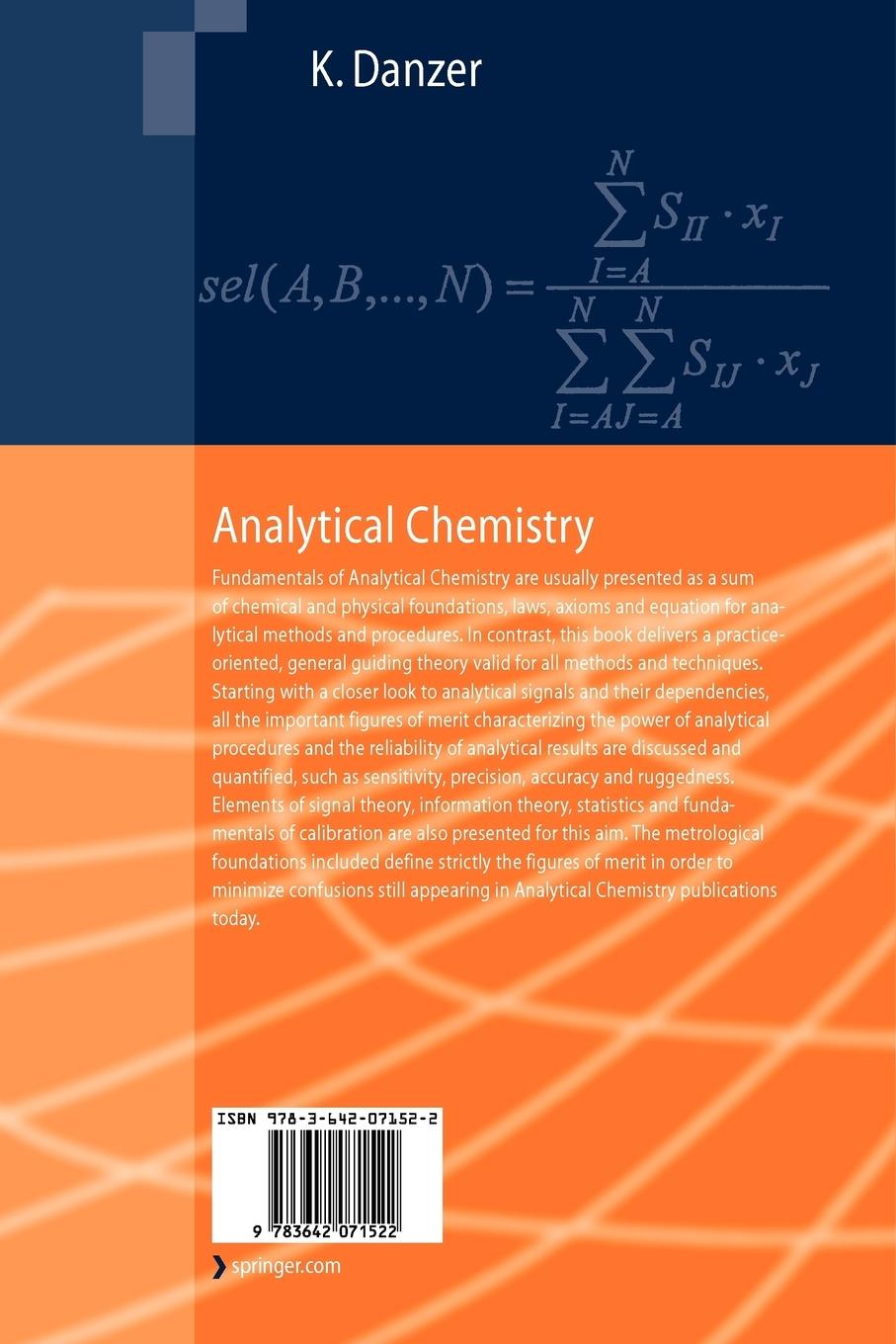 Rückseitencover Analytical Chemistry