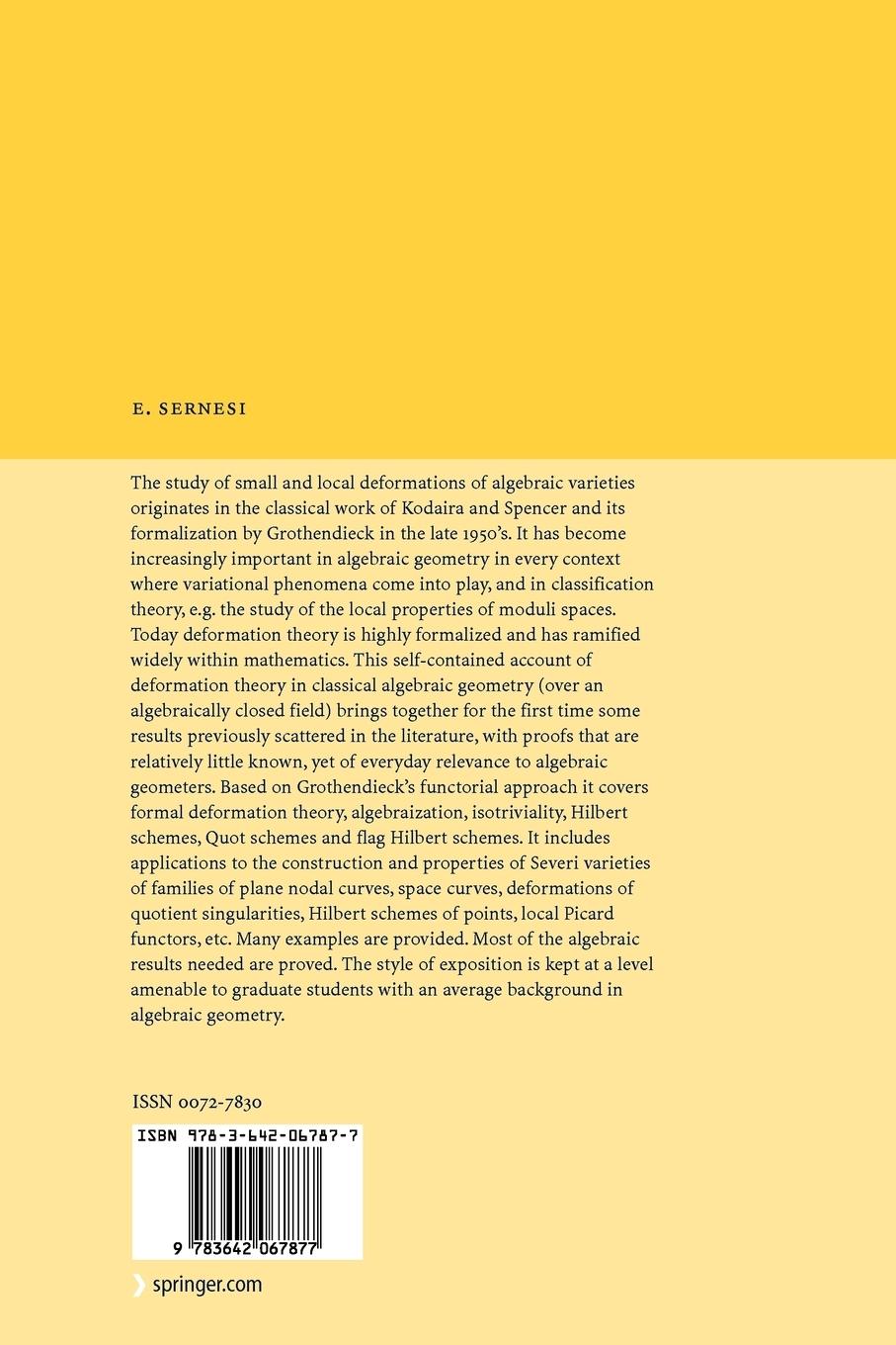 Rückseitencover Deformations of Algebraic Schemes