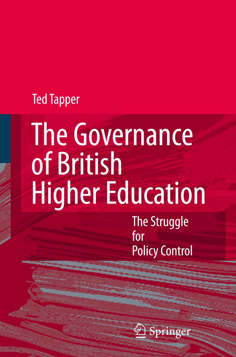 Vorderes Coverbild The Governance of British Higher Education