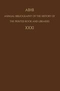 Vorderes Coverbild Annual Bibliography of the History of the Printed Book and Libraries