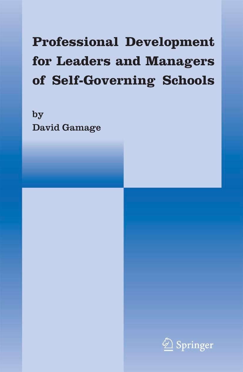 Vorderes Coverbild Professional Development for Leaders and Managers of Self-Governing Schools