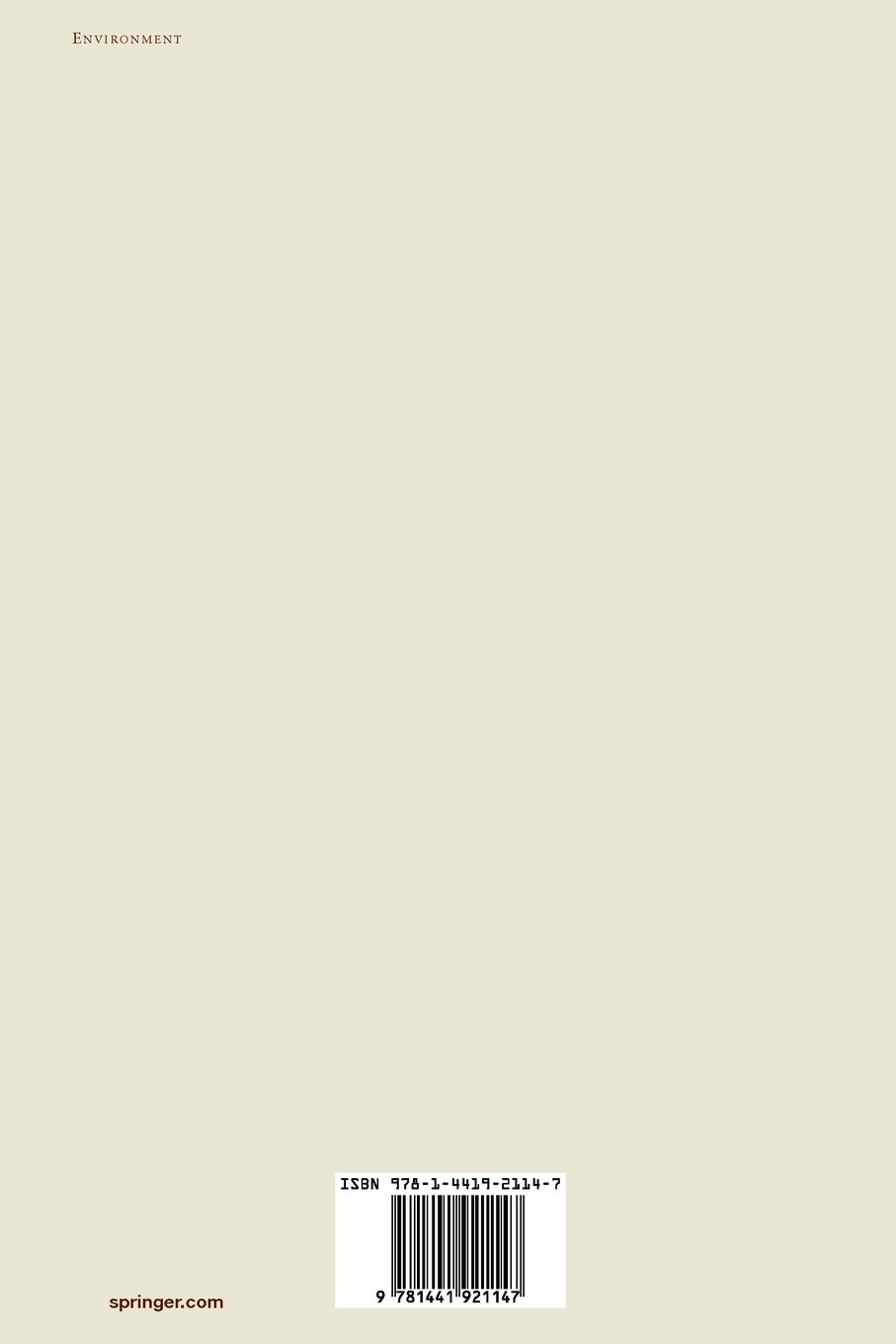 Rückseitencover Reviews of Environmental Contamination and Toxicology 186