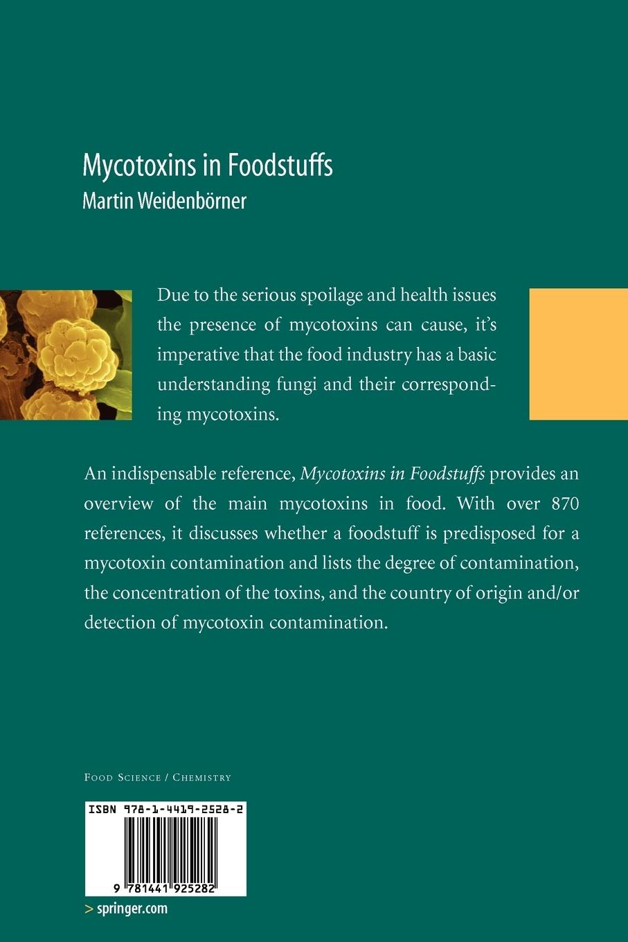 Rückseitencover Mycotoxins in Foodstuffs