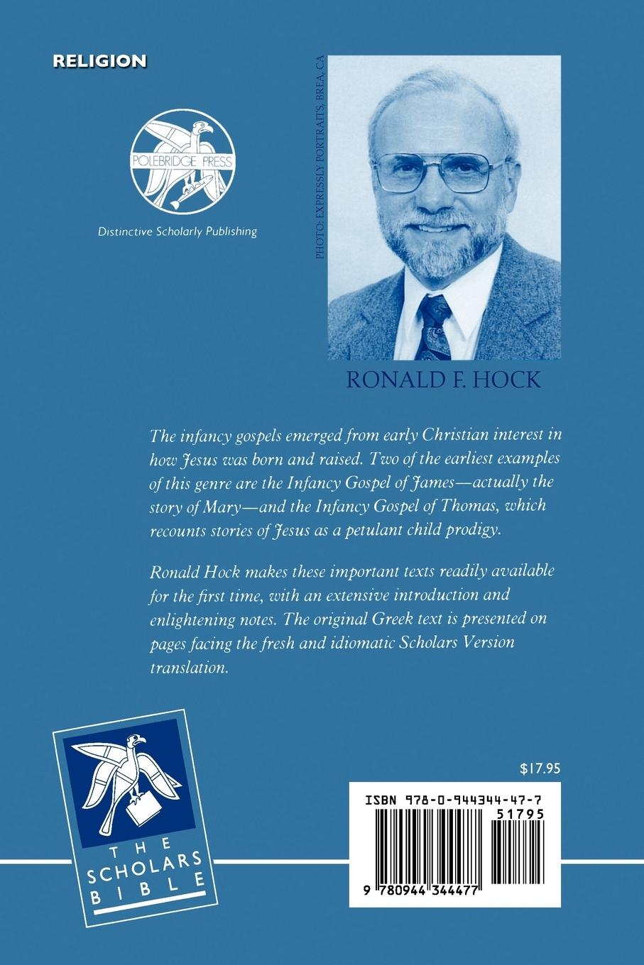 Rückseitencover The Infancy Gospels of James and Thomas