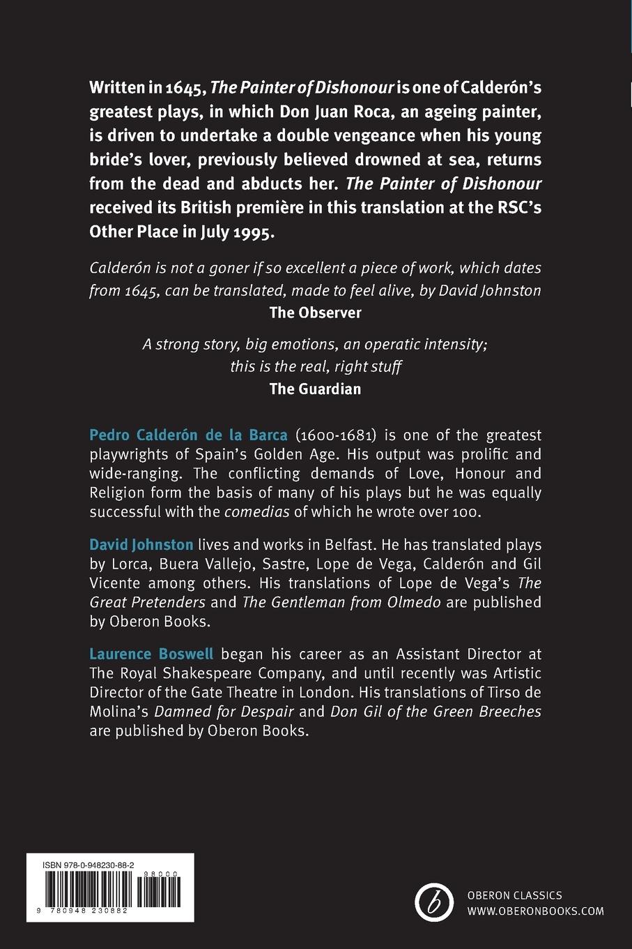 Rückseitencover The Painter of Dishonour