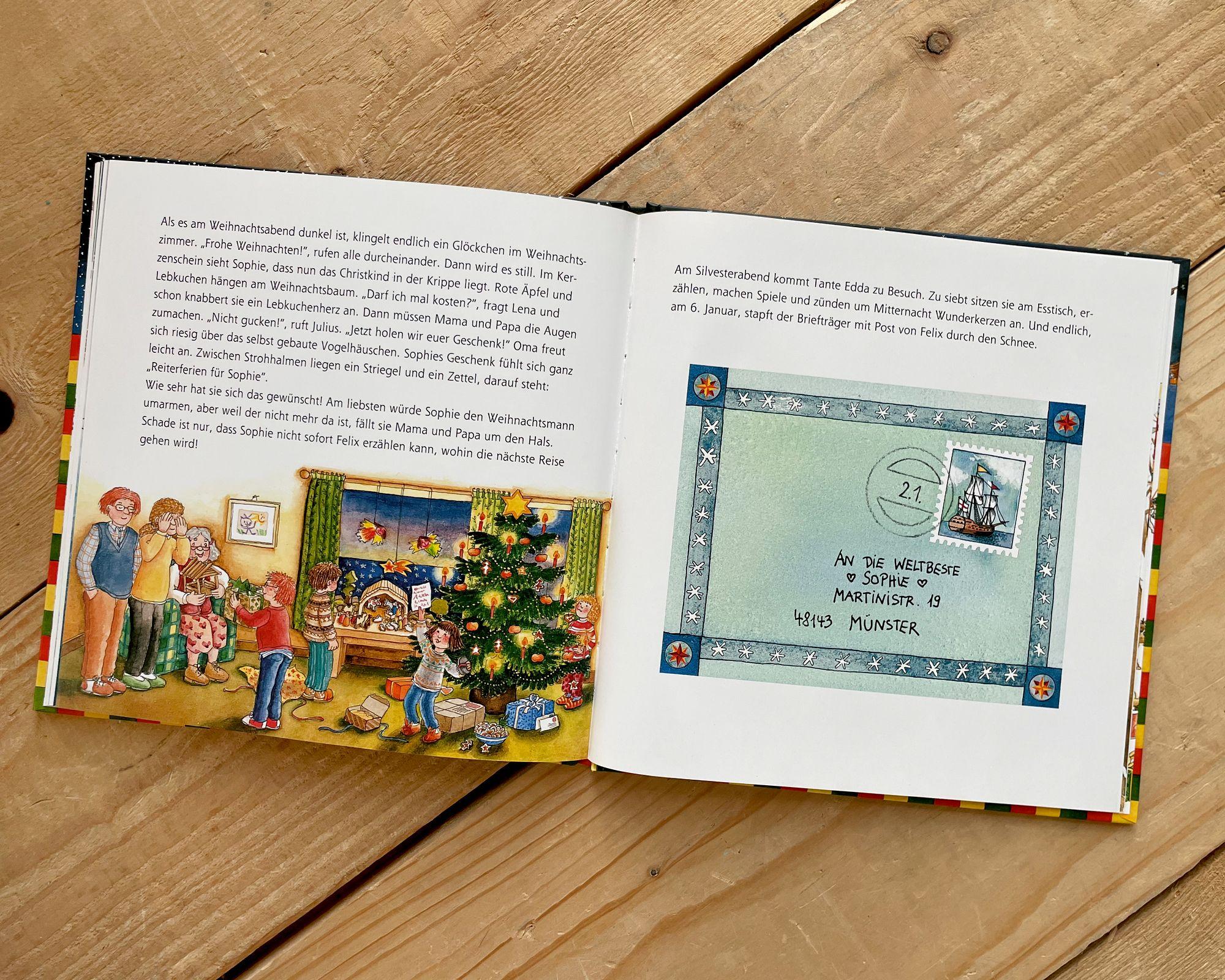 Beispielinhalt (Bild) Weihnachtsbriefe von Felix